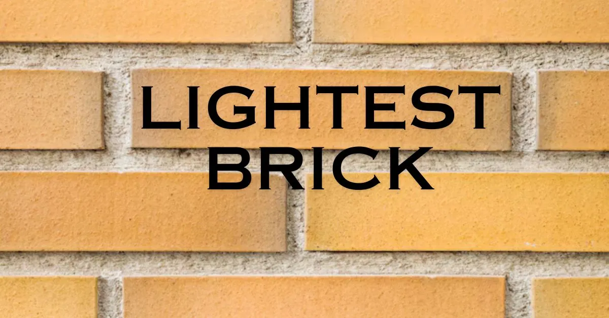 lightest brick