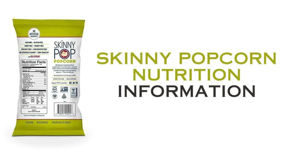 skinny popcorn nutrition information