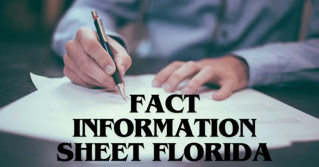 fact information sheet florida