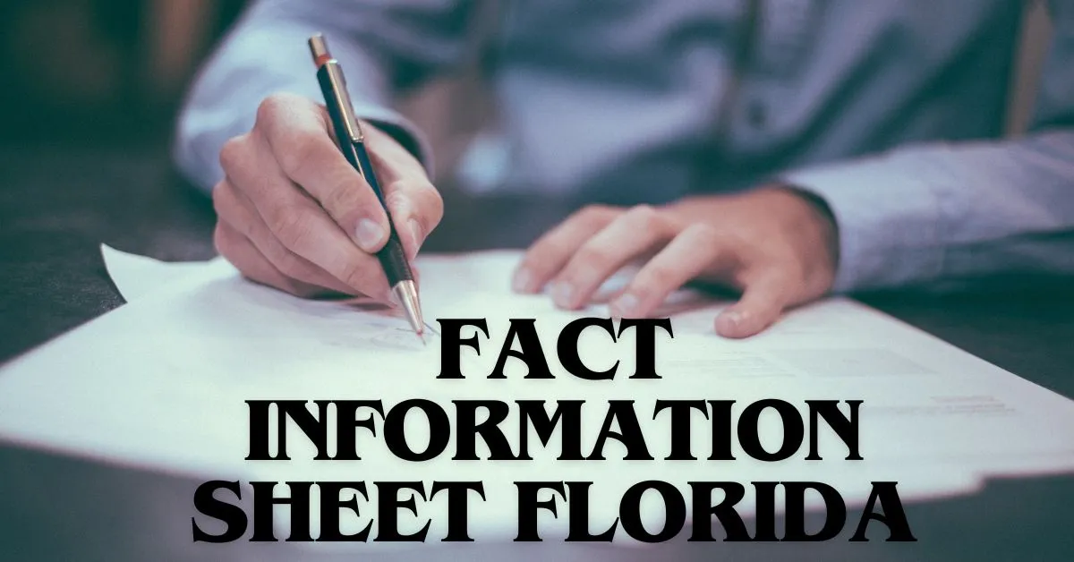 fact information sheet florida