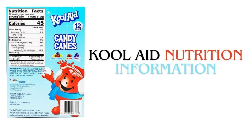 kool aid nutrition information